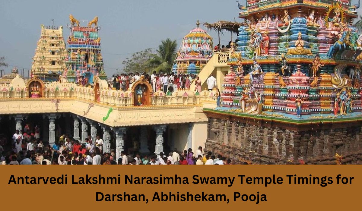 Antarvedi Lakshmi Narasimha Swamy Temple Timings for Darshan, Abhishekam, Pooja